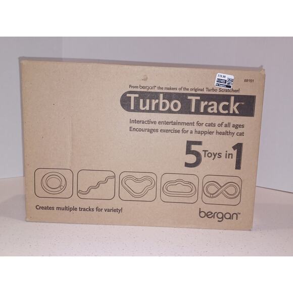 New Bergan Turbo Track Cat Toy - Picture 1 of 4